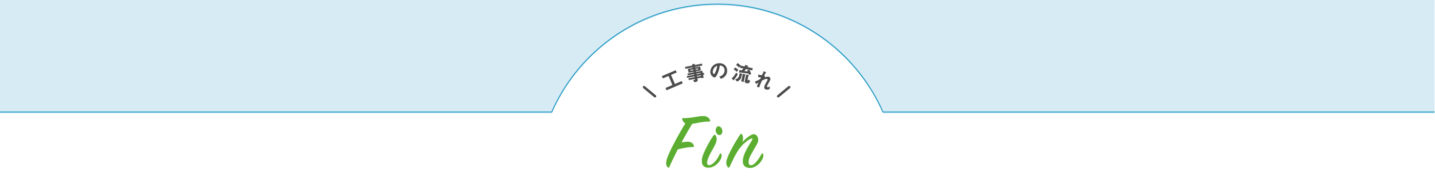 工事の流れFin