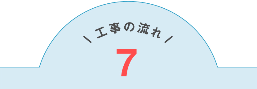 工事の流れ7