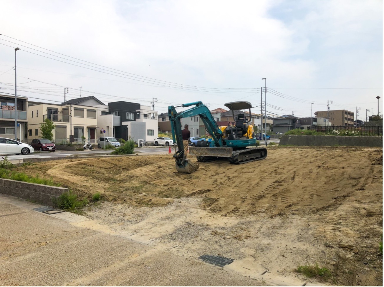 整地・砂利敷き